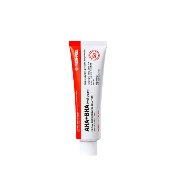 Крем с кислотами регенерирующий MEDI-PEEL AHA BHA Hyal Cream 28 Days (30ml)