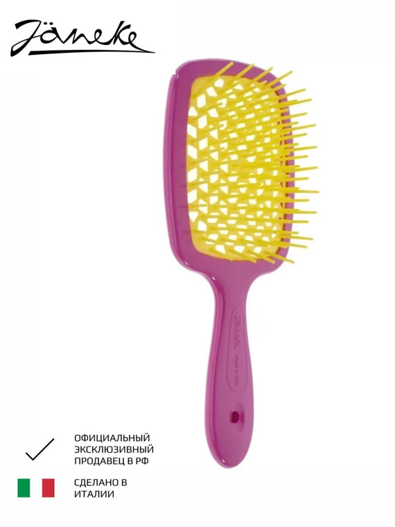 Щетка для волос JANEKE SUPERBRUSH пластик (86SP226 FY-) Щетка для волос JANEKE SUPERBRUSH пластик (86SP226 FY-)