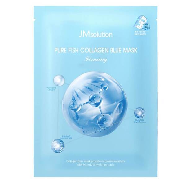 Тканевая маска JMsolution PURE COLLAGEN BLUE FIRMING увлажняющая с коллагеном, 30мл