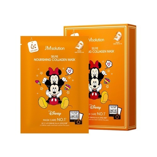 Тканевая маска JMsolution Disney питательная с коллагеном collection selfie collagen mask, 30мл Тканевая маска JMsolution Disney питательная с коллагеном collection selfie collagen mask, 30мл